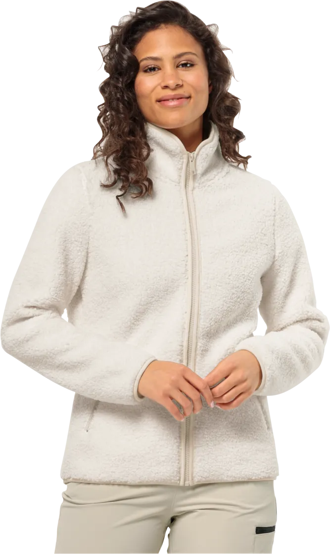 Jack Wolfskin Women&#x27;s High Curl Jacket Cotton White | Buy Jack Wolfskin Women&#x27;s High Curl Jacket Cotton White here | Outnorth