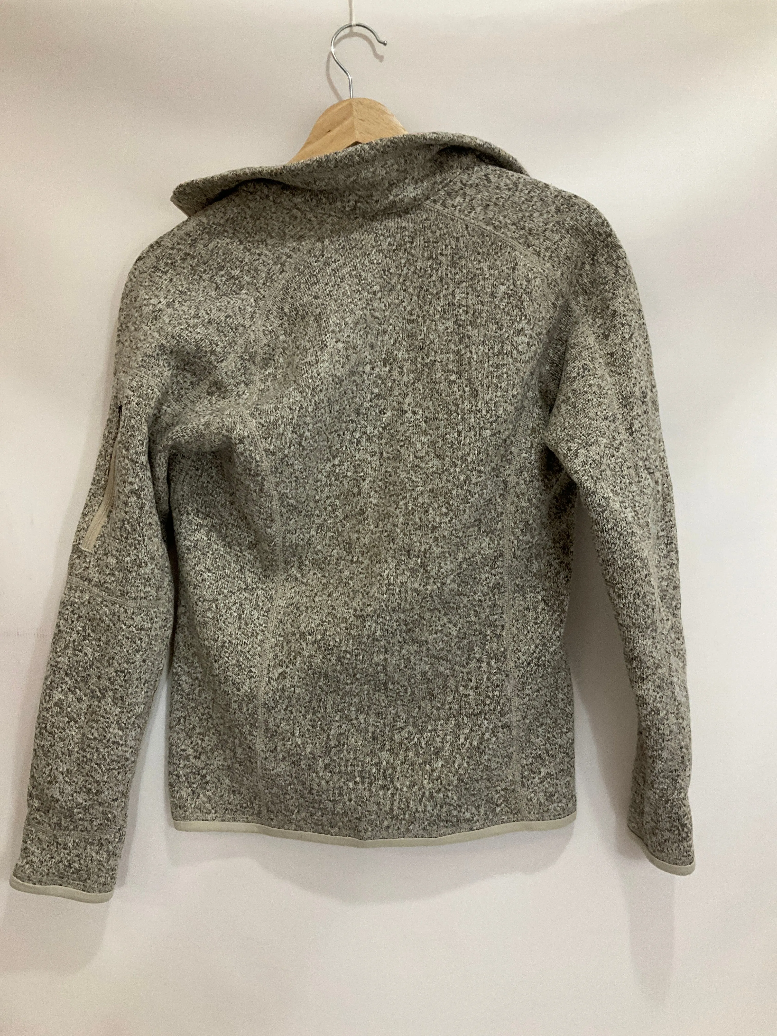 Jacket Fleece By Patagonia In Grey, Size: S