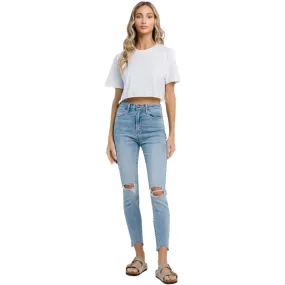 Jelly Jeans LA Unfinished hem High Rise Regular Straight fit Size 1, 3, 5, 7, 9, 11, 13