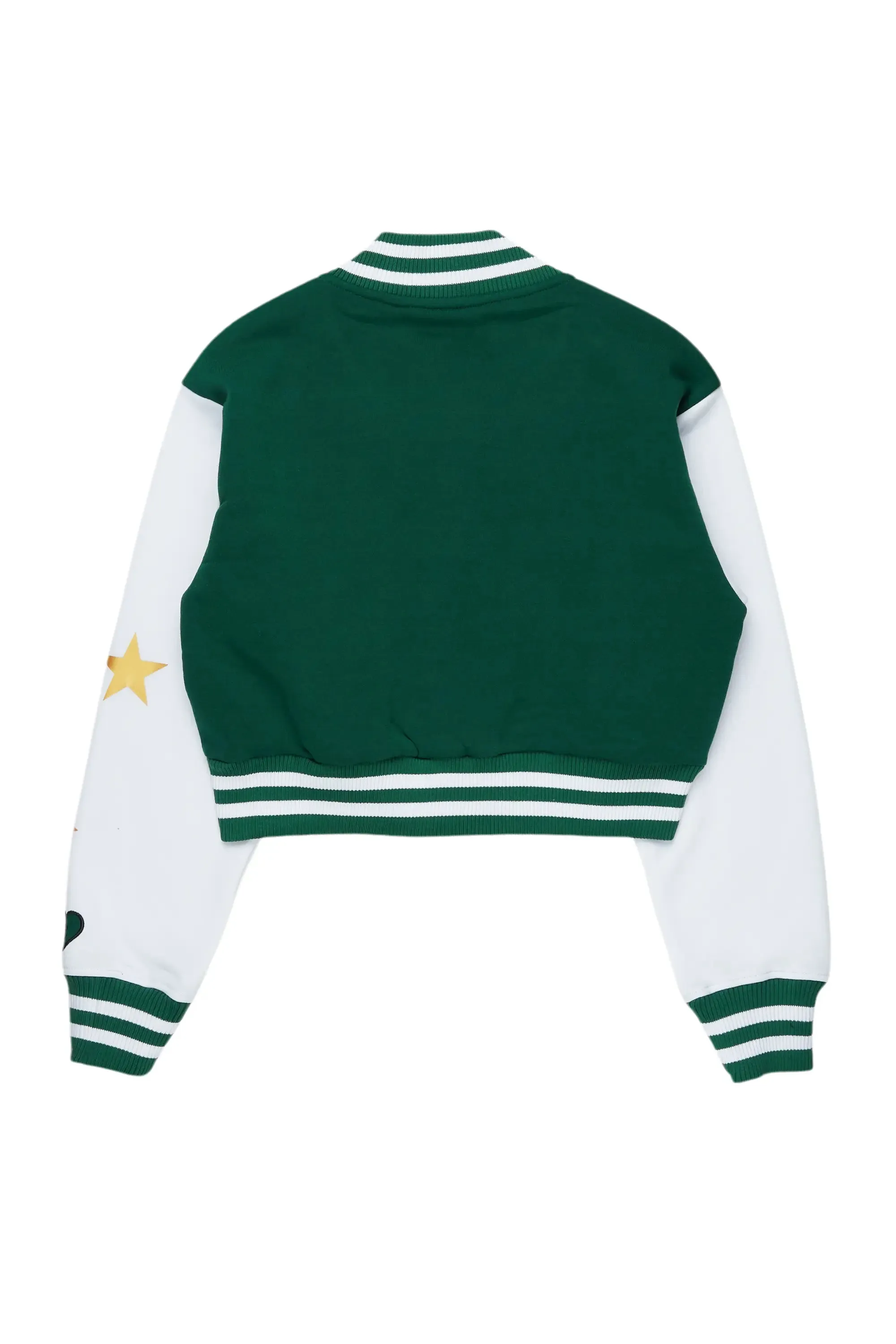 Keneka Green Varsity Jacket