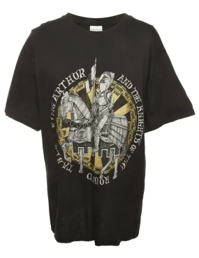 King And The Kingdoma Printed T-shirt - M