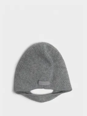 La Capuche Gros Grain Hat in Dark Grey