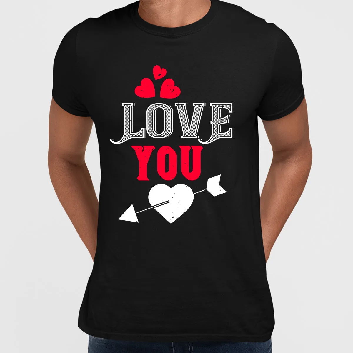 Love you Amor love heart passion & arrow valentine's day Unisex T-shirt