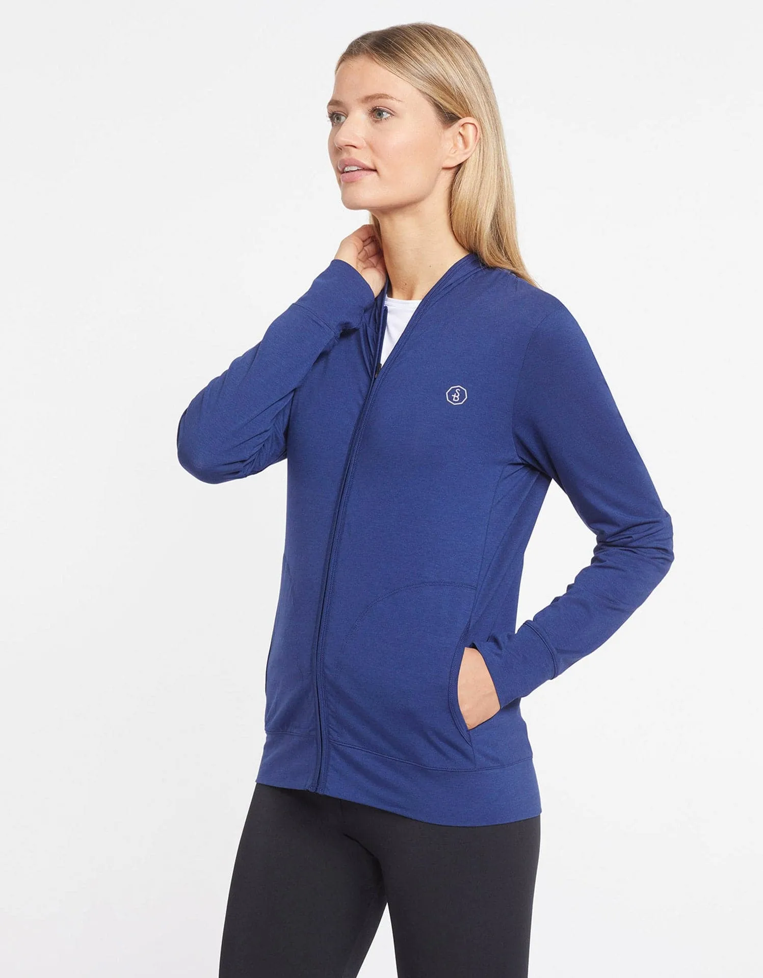 Luxe Hooded Full Zip Top UPF 50  Sensitive Collection