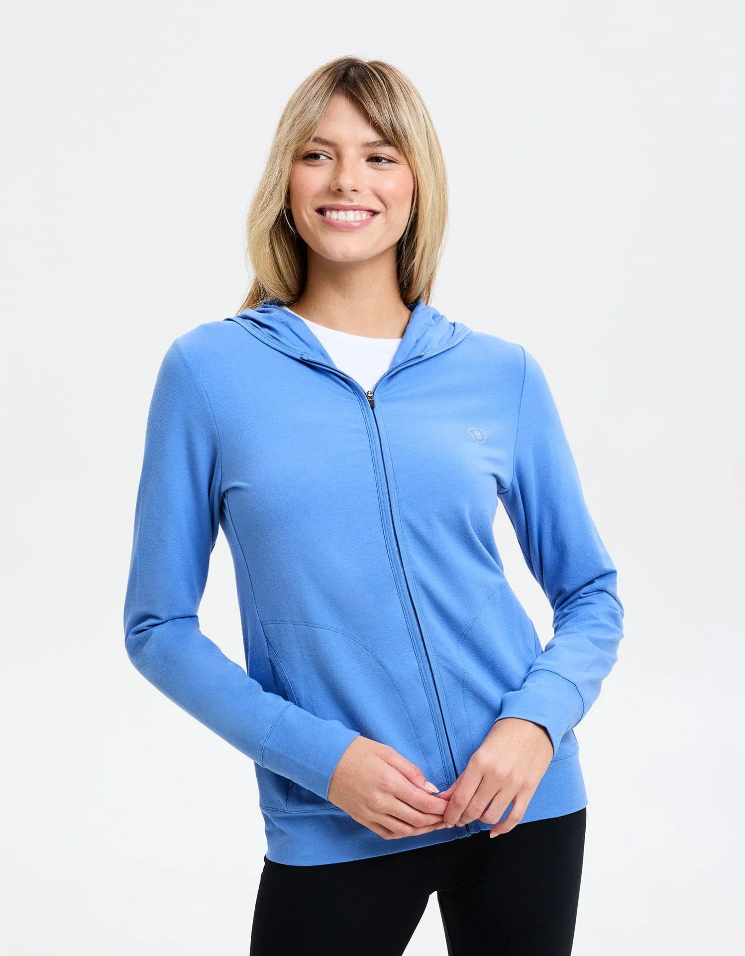 Luxe Hooded Full Zip Top UPF 50  Sensitive Collection