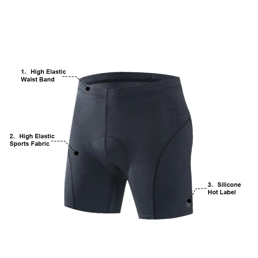 Men Cycling Underwear Belgium High Elasic Sponge Pad Shockproof Mtb Shorts Mountain Bicycle Briefs