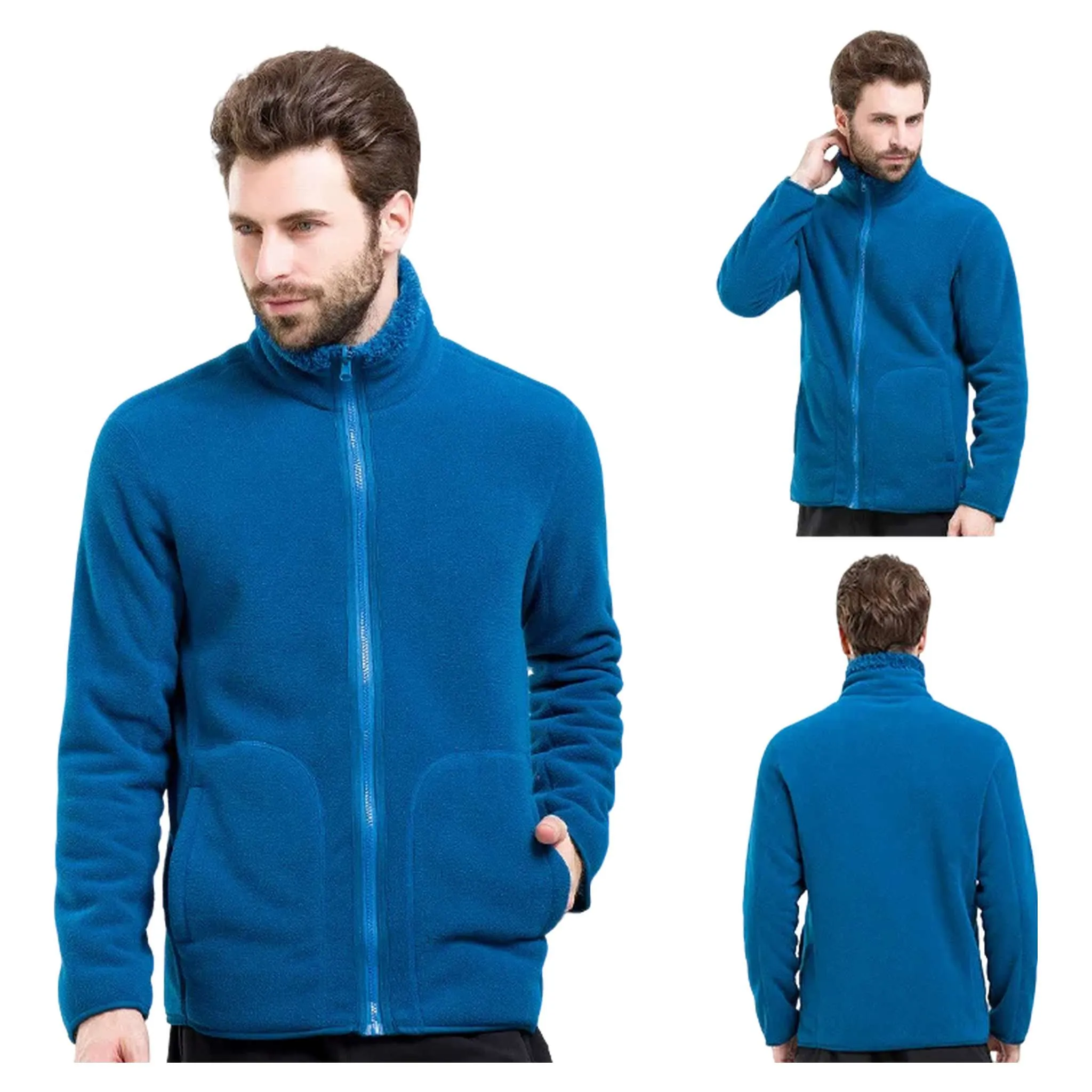 Men's Dual-Sided Fleece Jacket