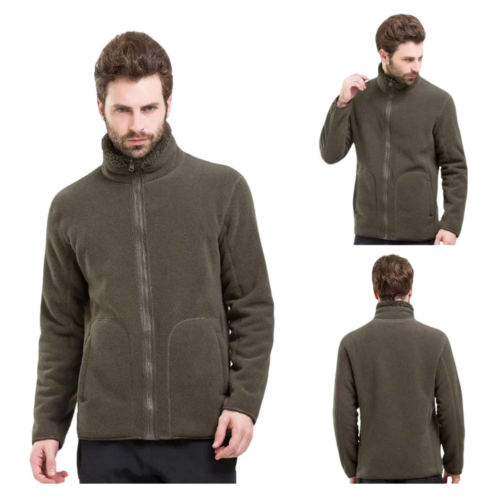 Men's Dual-Sided Fleece Jacket