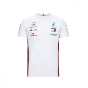 Mercedes T-shirt, Team, White, 2020