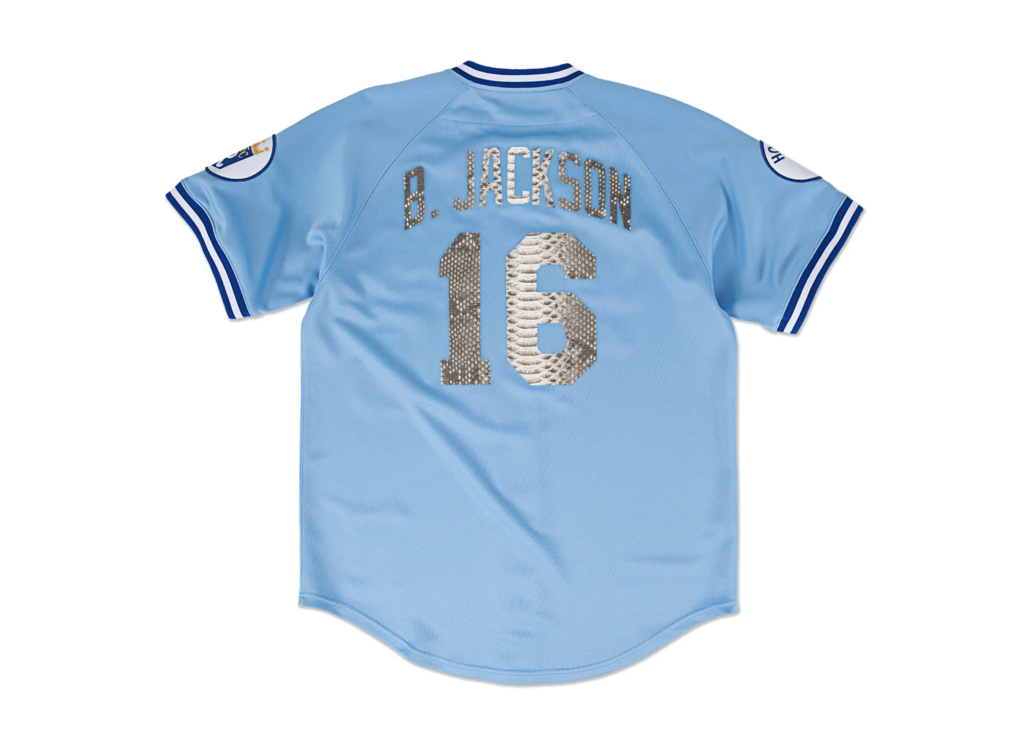 Mitchell & Ness Bo Jackson 1987 Kansas City Royals Python Jersey