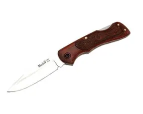 Muela Navaja Folding Knife Lockback Textured Coral Handle