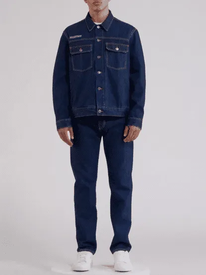 Nettle Denim Jacket—rinse wash