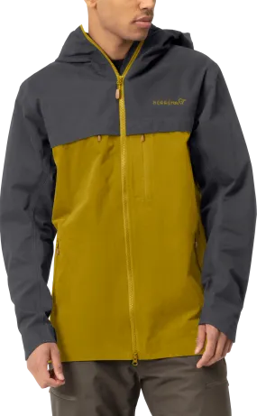 Norrøna Men&#x27;s Svalbard Cotton Jacket Slate Grey/Golden Palm | Buy Norrøna Men&#x27;s Svalbard Cotton Jacket Slate Grey/Golden Palm here | Outnorth