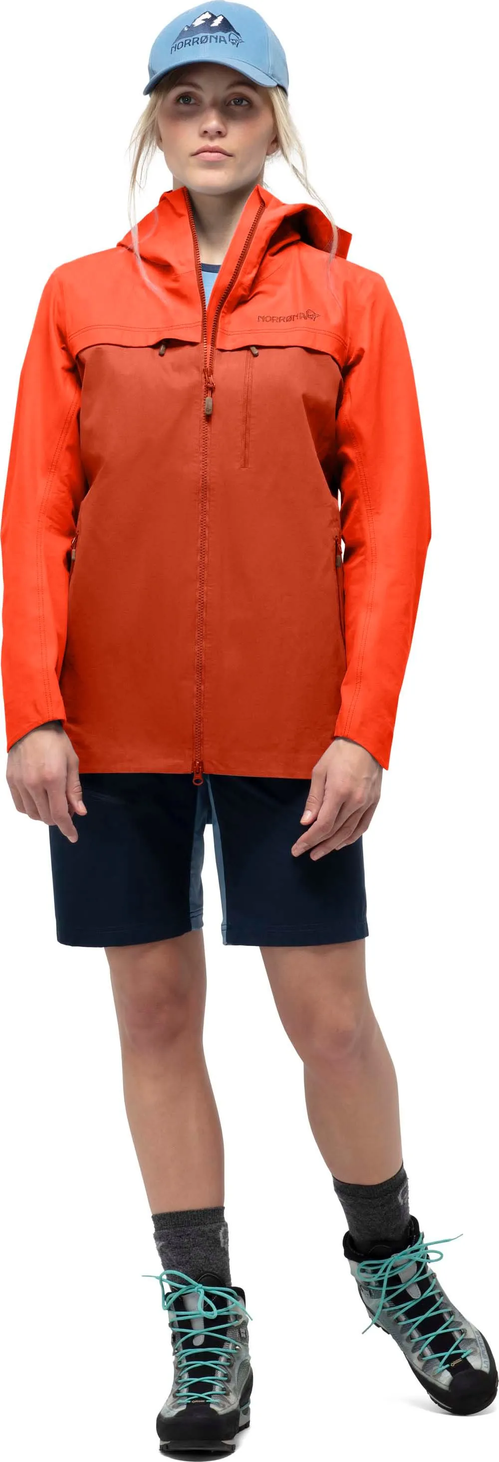 Norrøna Women&#x27;s Svalbard Cotton Jacket Orange Alert/Rooibos Tea | Buy Norrøna Women&#x27;s Svalbard Cotton Jacket Orange Alert/Rooibos Tea here | Outnorth