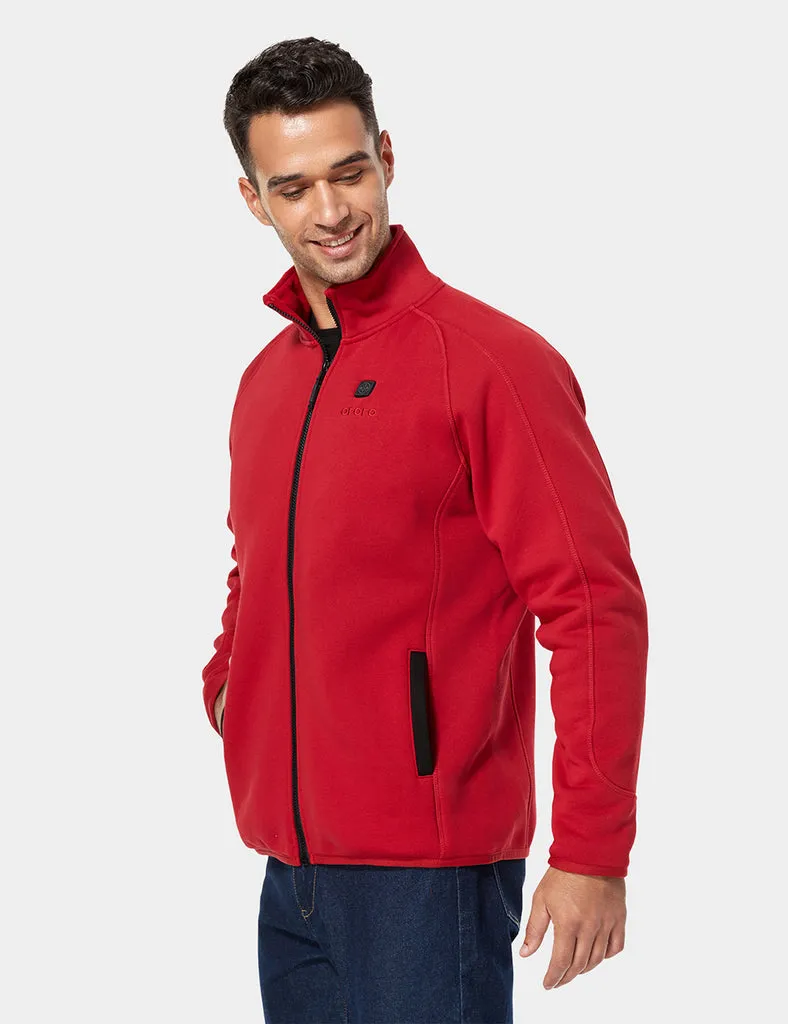 (Open-box) Men's Heated Fleece Jacket (Battery Set Not Included)