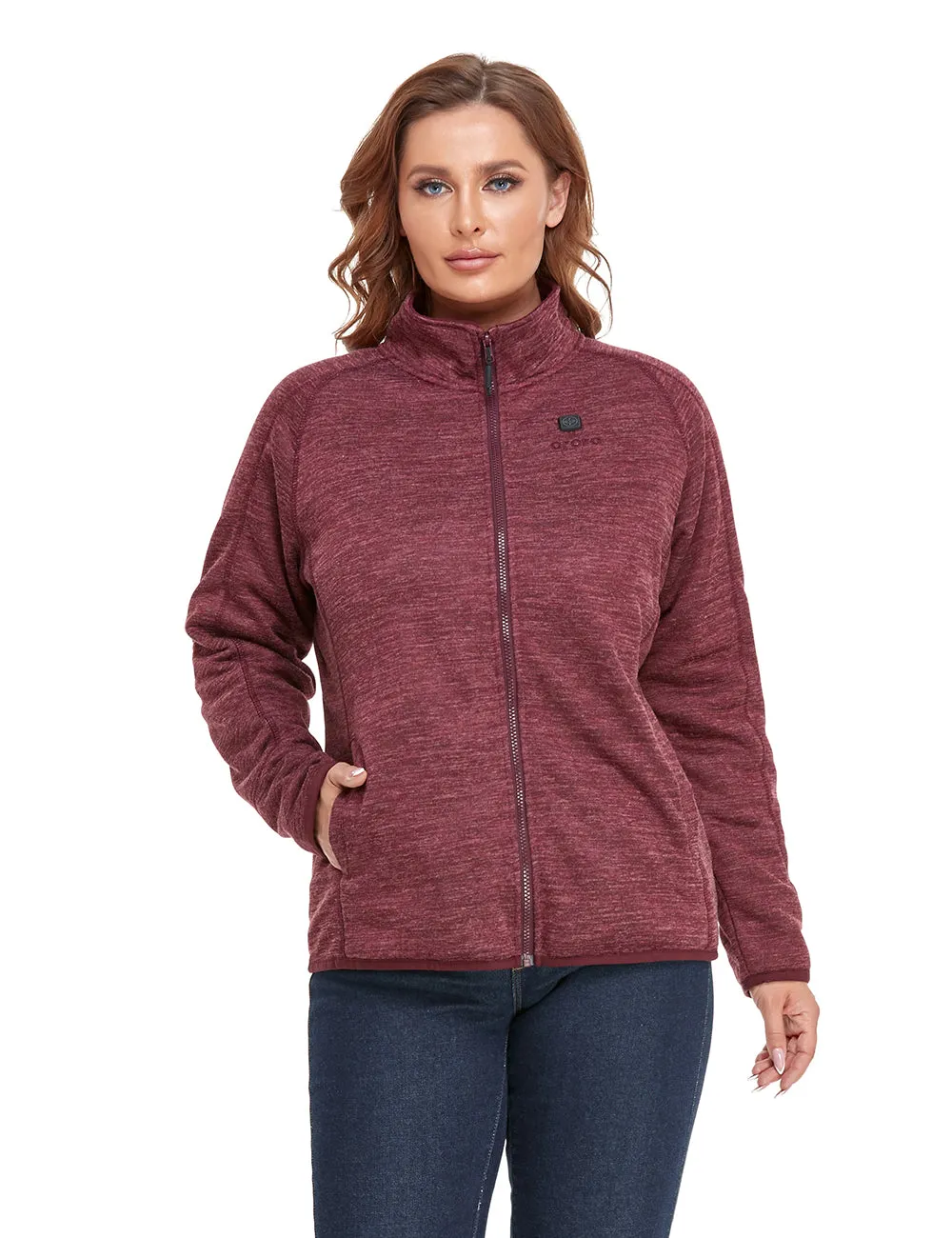 (Open-box) Women's Heated Fleece Jacket (Battery Set Not Included)