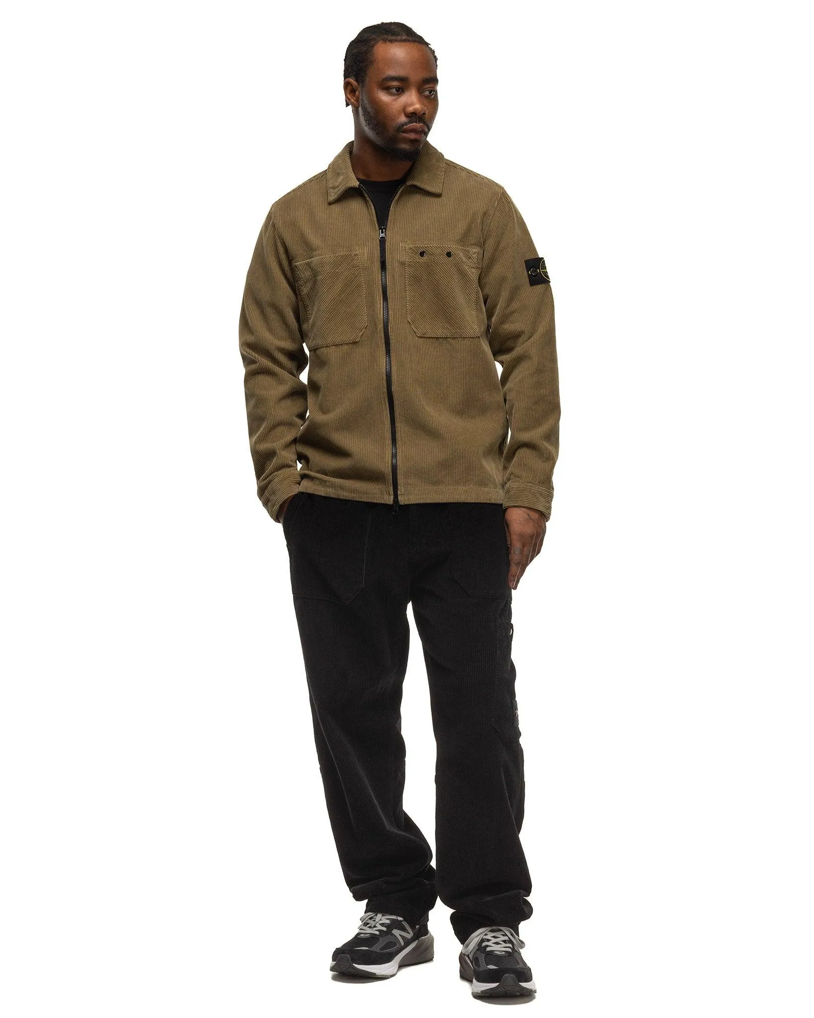 Organic Cotton Corduroy 800 Overshirt Biscuit