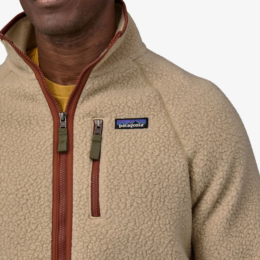 Patagonia Retro Pile Jacket - El Cap Khaki Sissu Brown Size Large