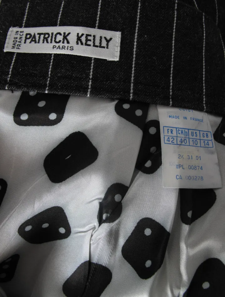 PATRICK KELLY dice suit