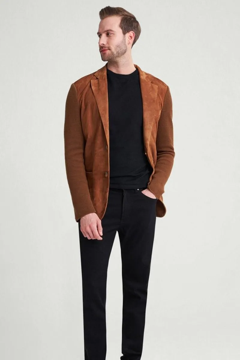 Pedro Men's Suede Blazer Jacket