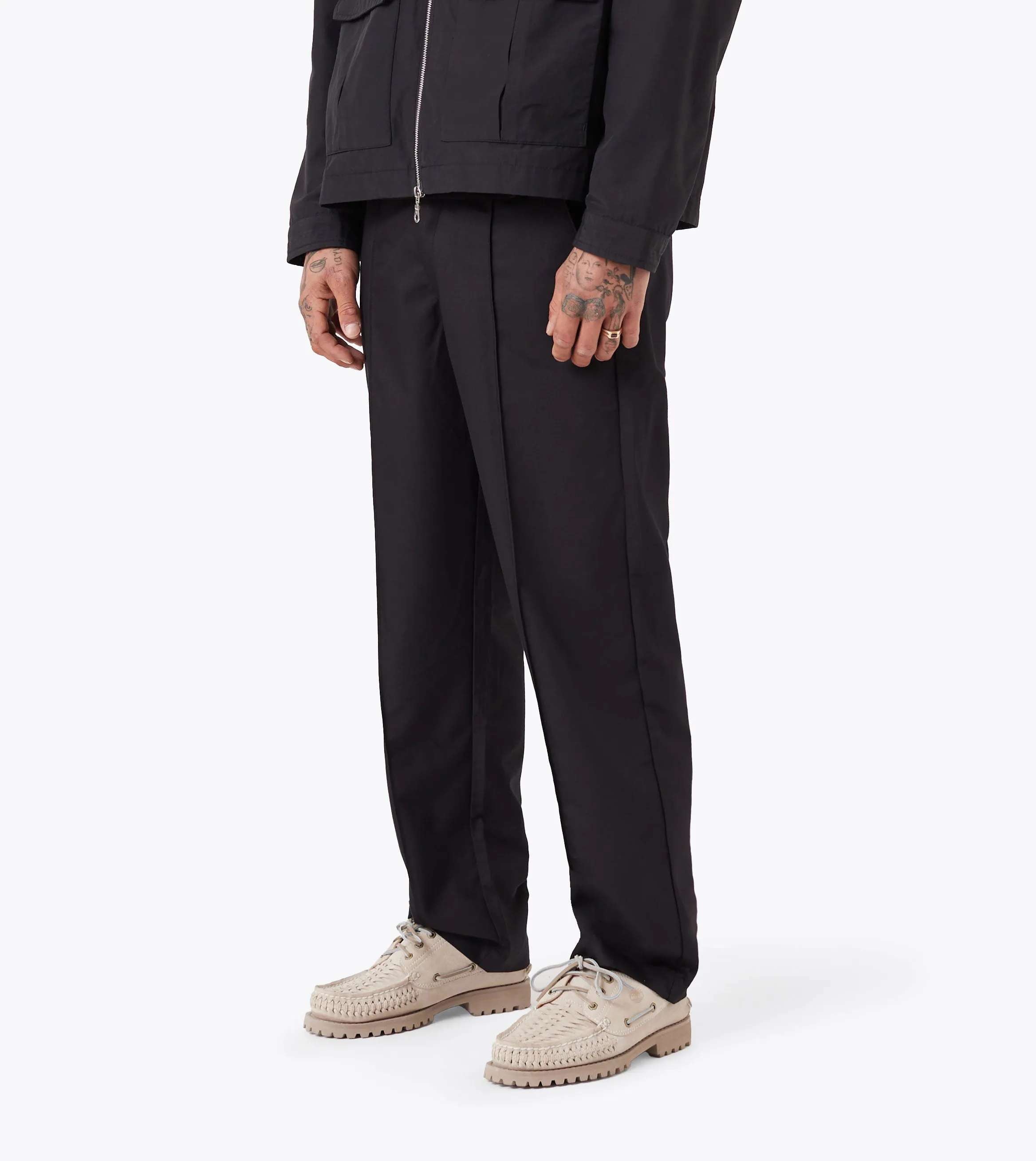 Provence Pintuck Pant Black