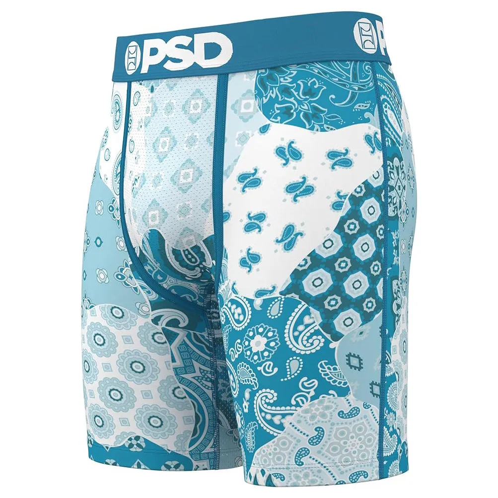 PSD Men's Multicolor Bandana Cool Boxer Briefs Large Underwear - 224180055-MUL-L