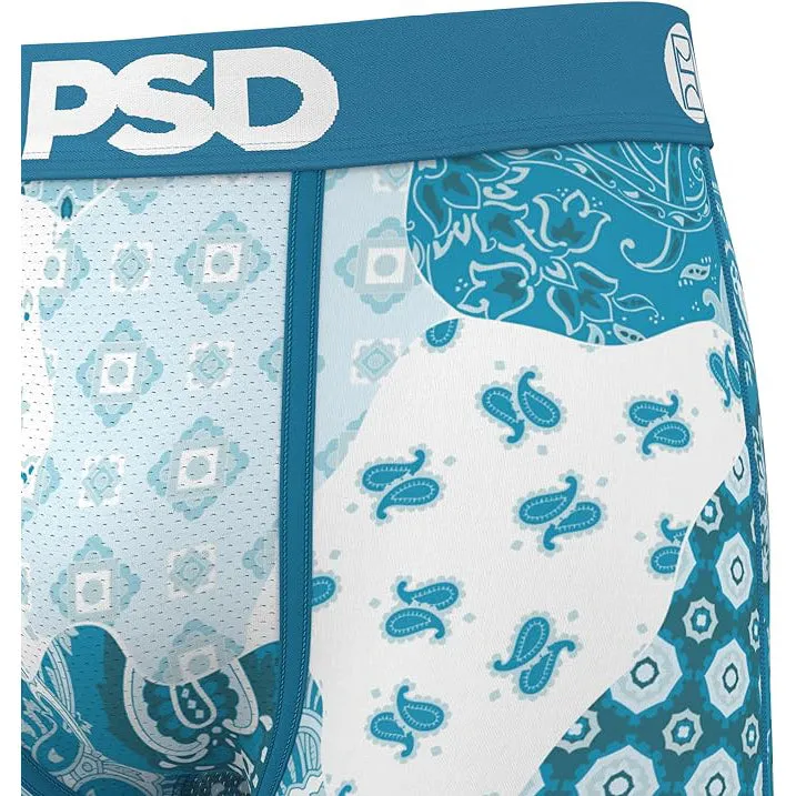 PSD Men's Multicolor Bandana Cool Boxer Briefs Large Underwear - 224180055-MUL-L