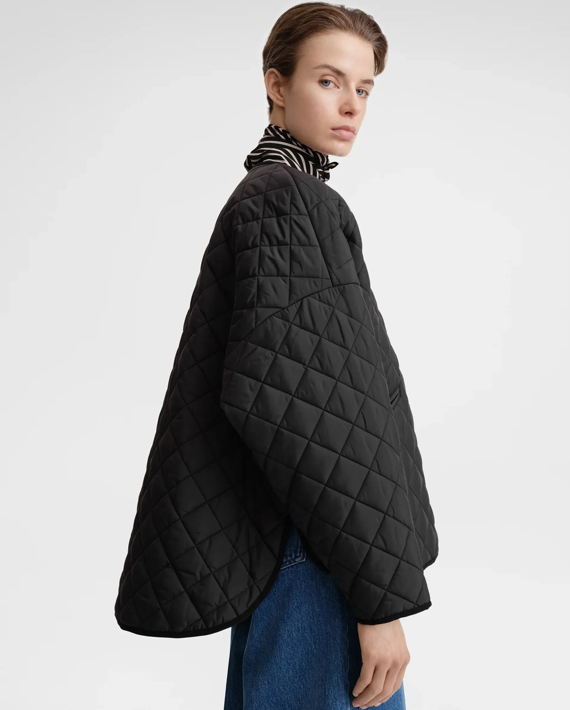 QUILTED JACKET / BLACK