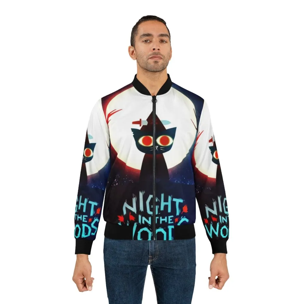 "Nightmare Eyes" - Night in the Woods Inspired Bomber Jacket