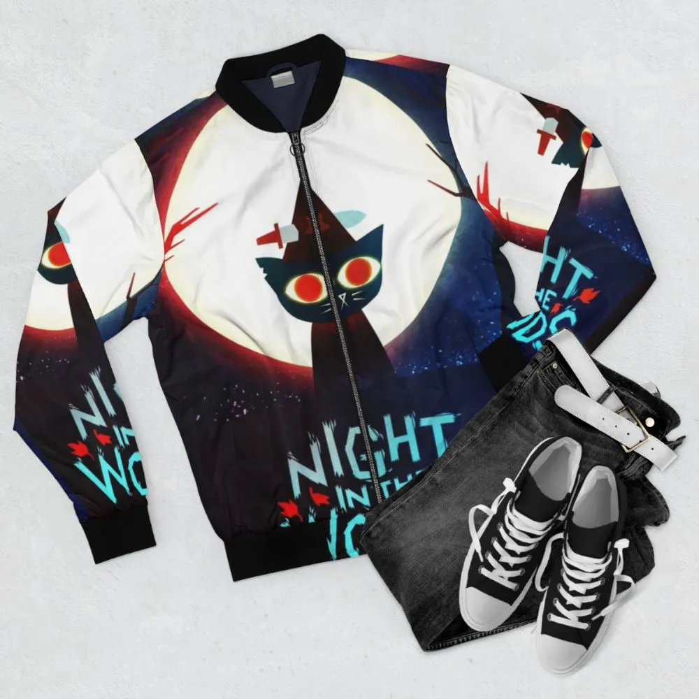 "Nightmare Eyes" - Night in the Woods Inspired Bomber Jacket