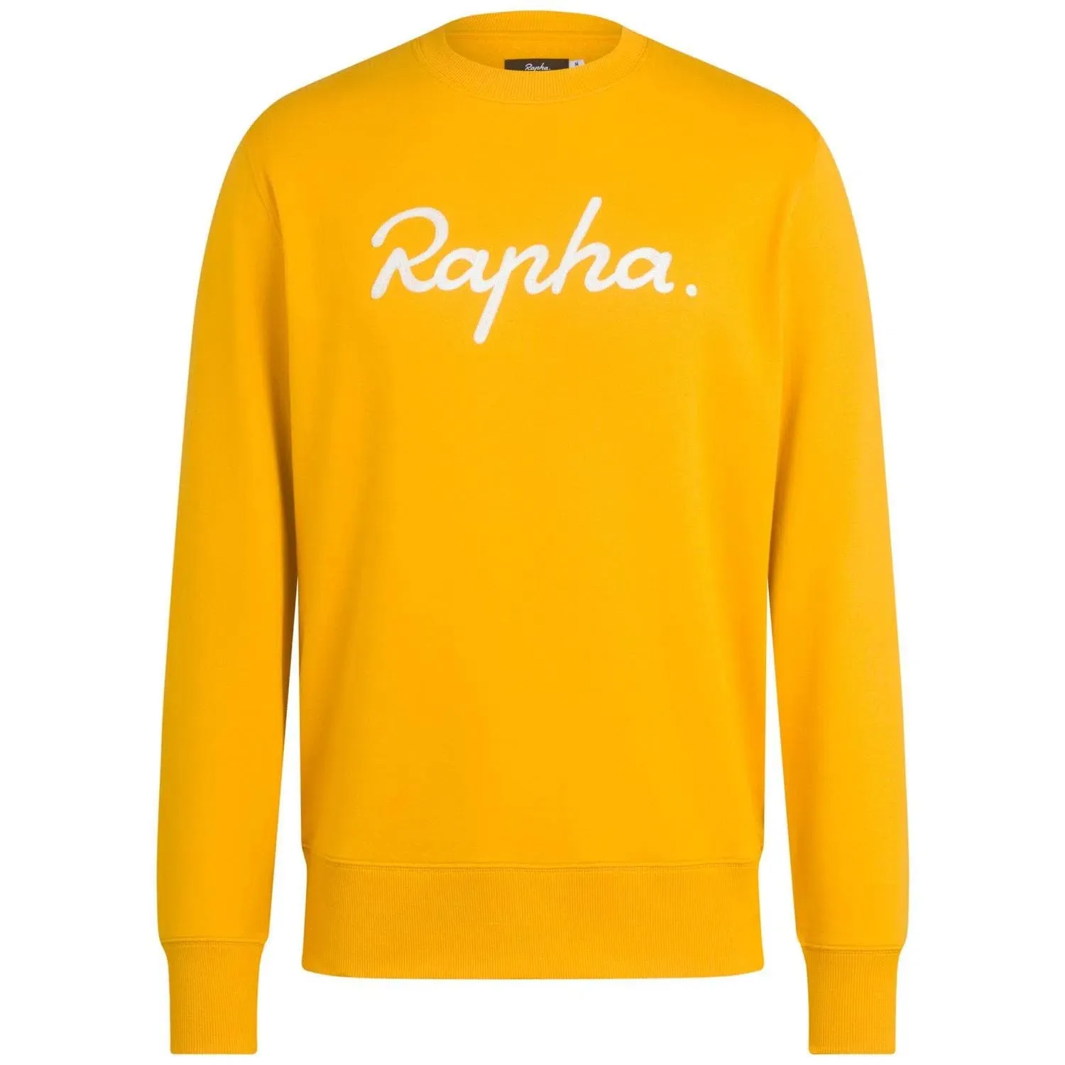 RAPHA Logo Sweatshirt - MMW Dark Yellow/White