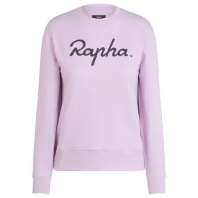 RAPHA Women Logo Sweatshirt -  FOI Lilac/Dark Grey