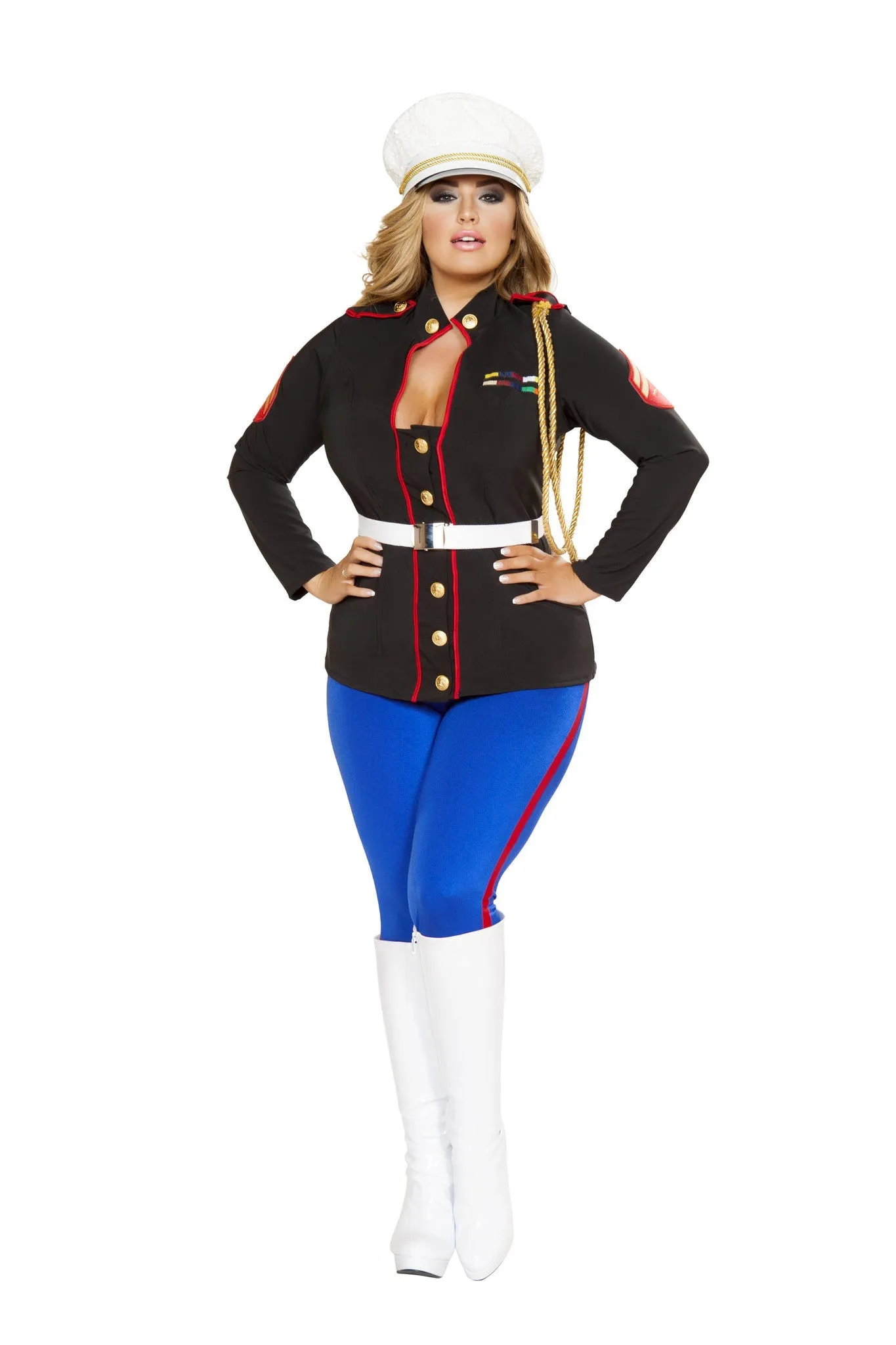 Roma 3pc Sexy Marine Corporal Costume