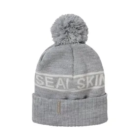 Sealskinz Heacham Bobble Hat Grey/Cream