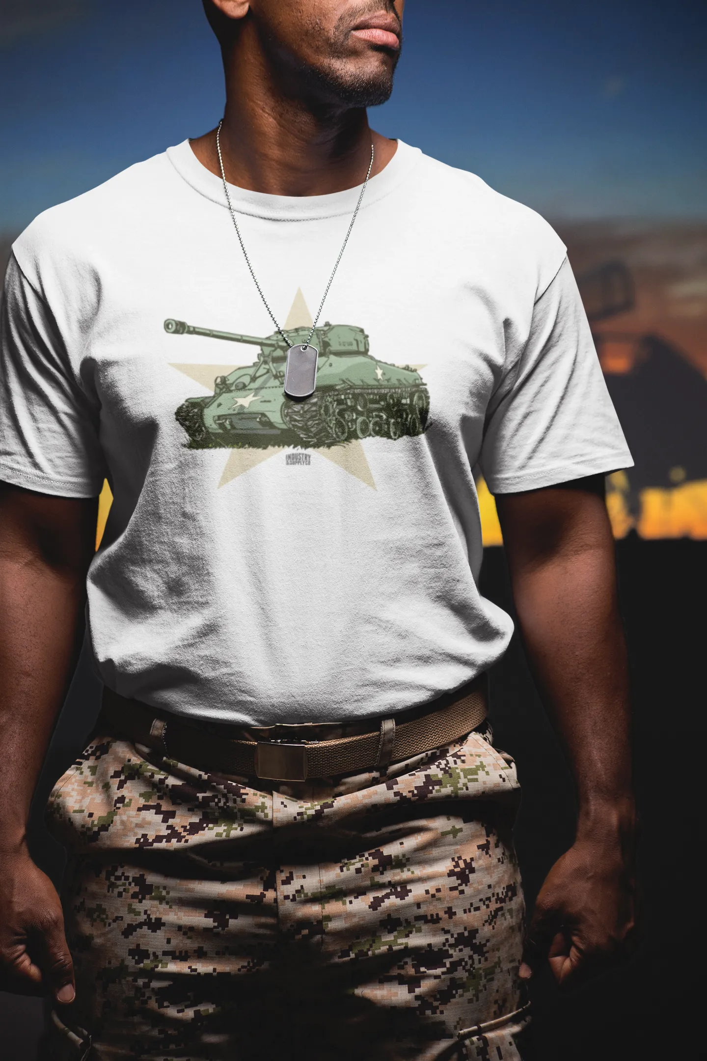 SHERMAN TANK T-SHIRT