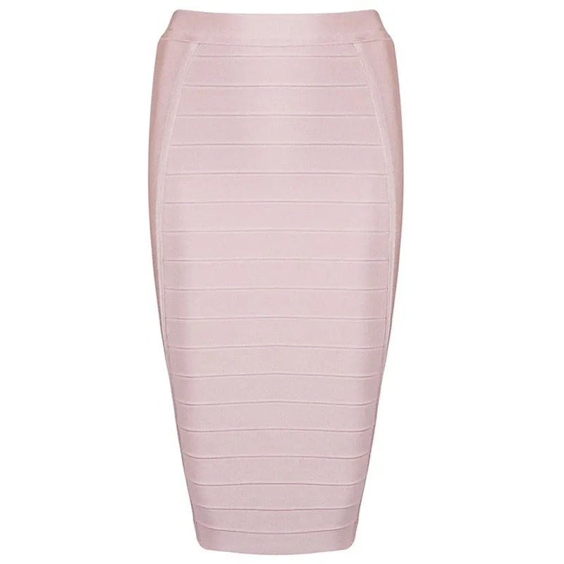 Solid Color Bewitching Pencil Skirt