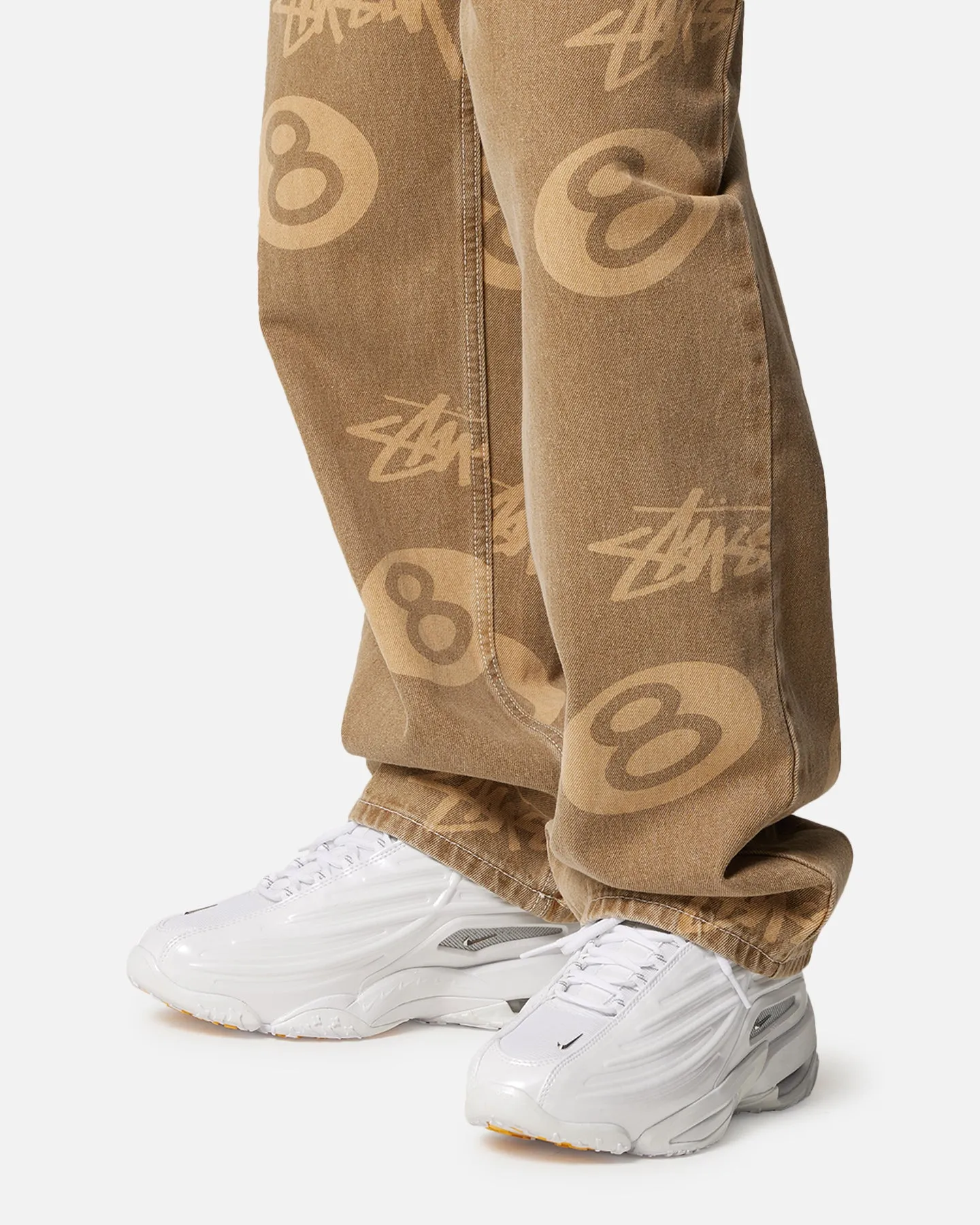 Stussy Stock 8 Ball Jeans Tan Denim