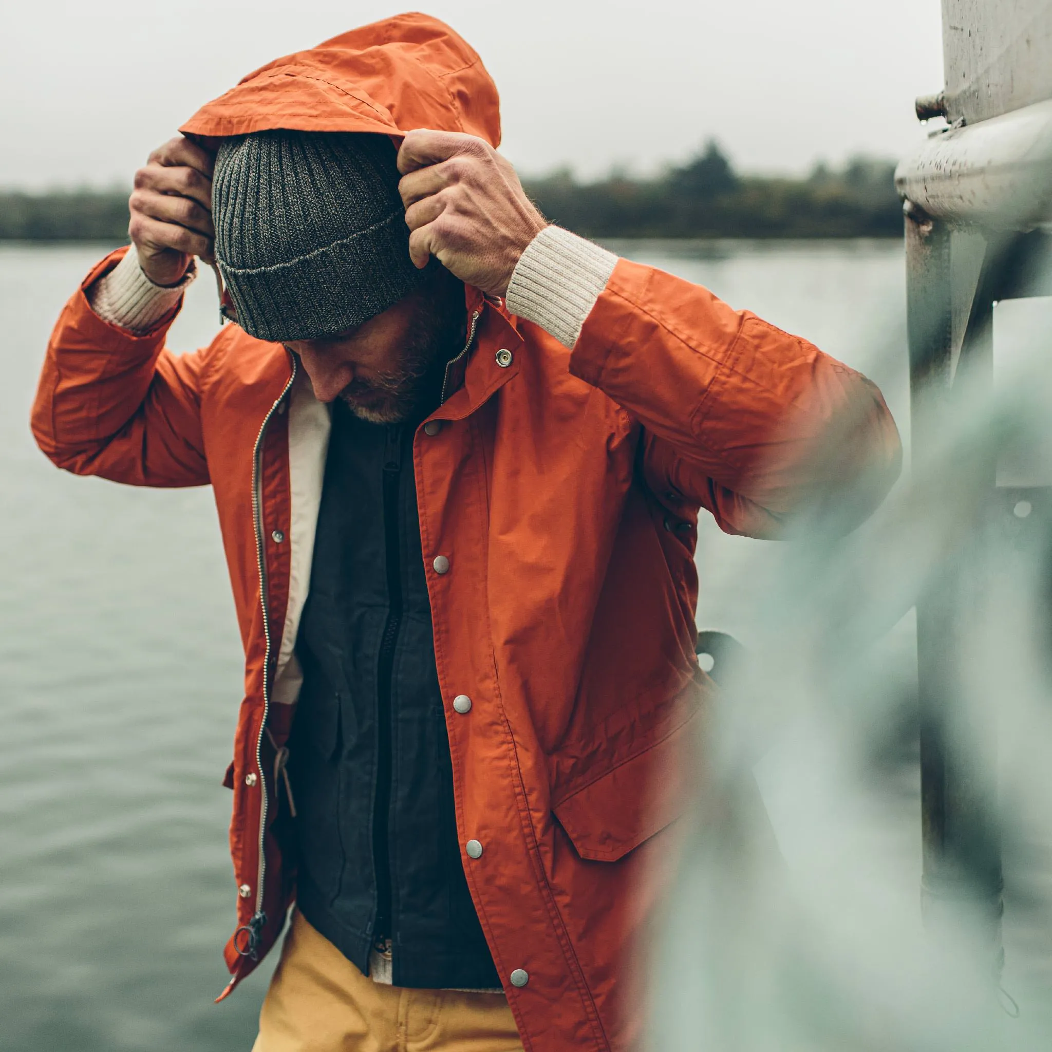 The Dalton Jacket in Rust