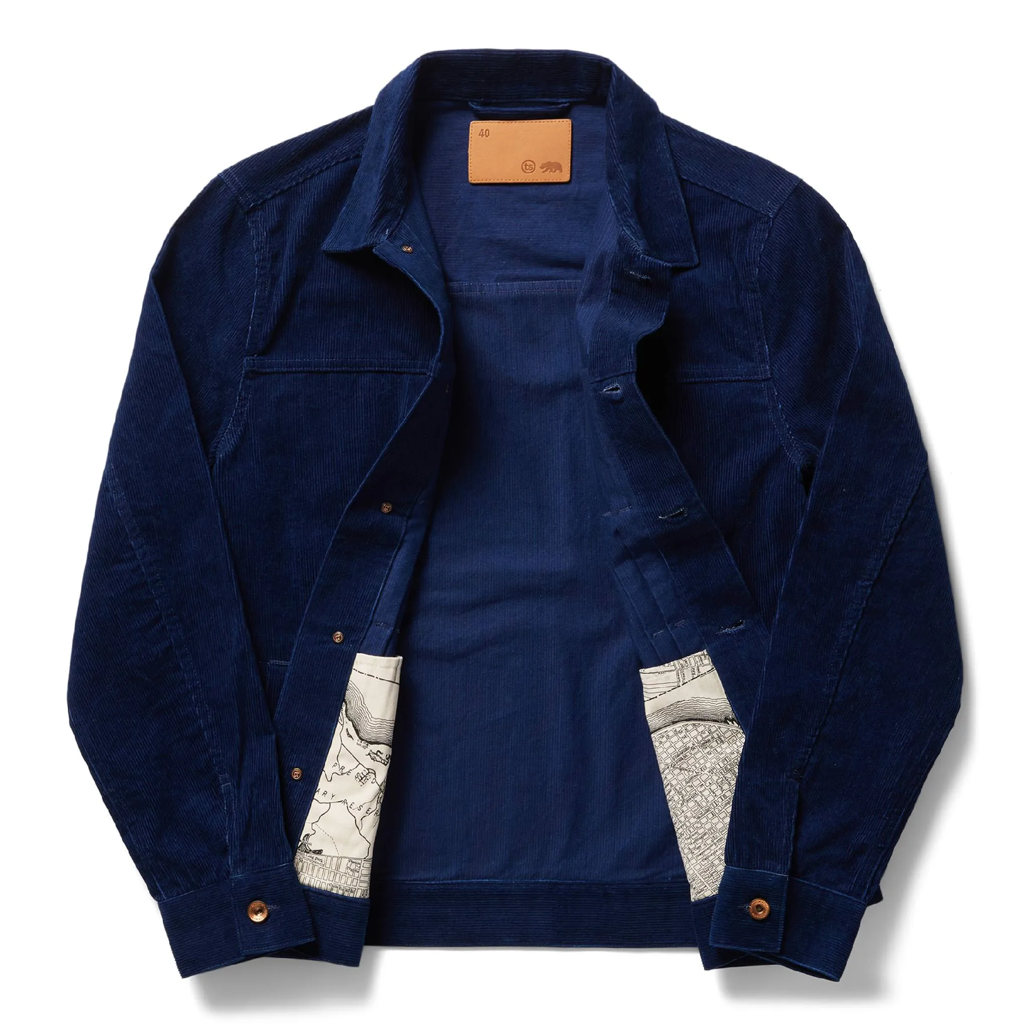 The Dispatch Jacket in Indigo Cord