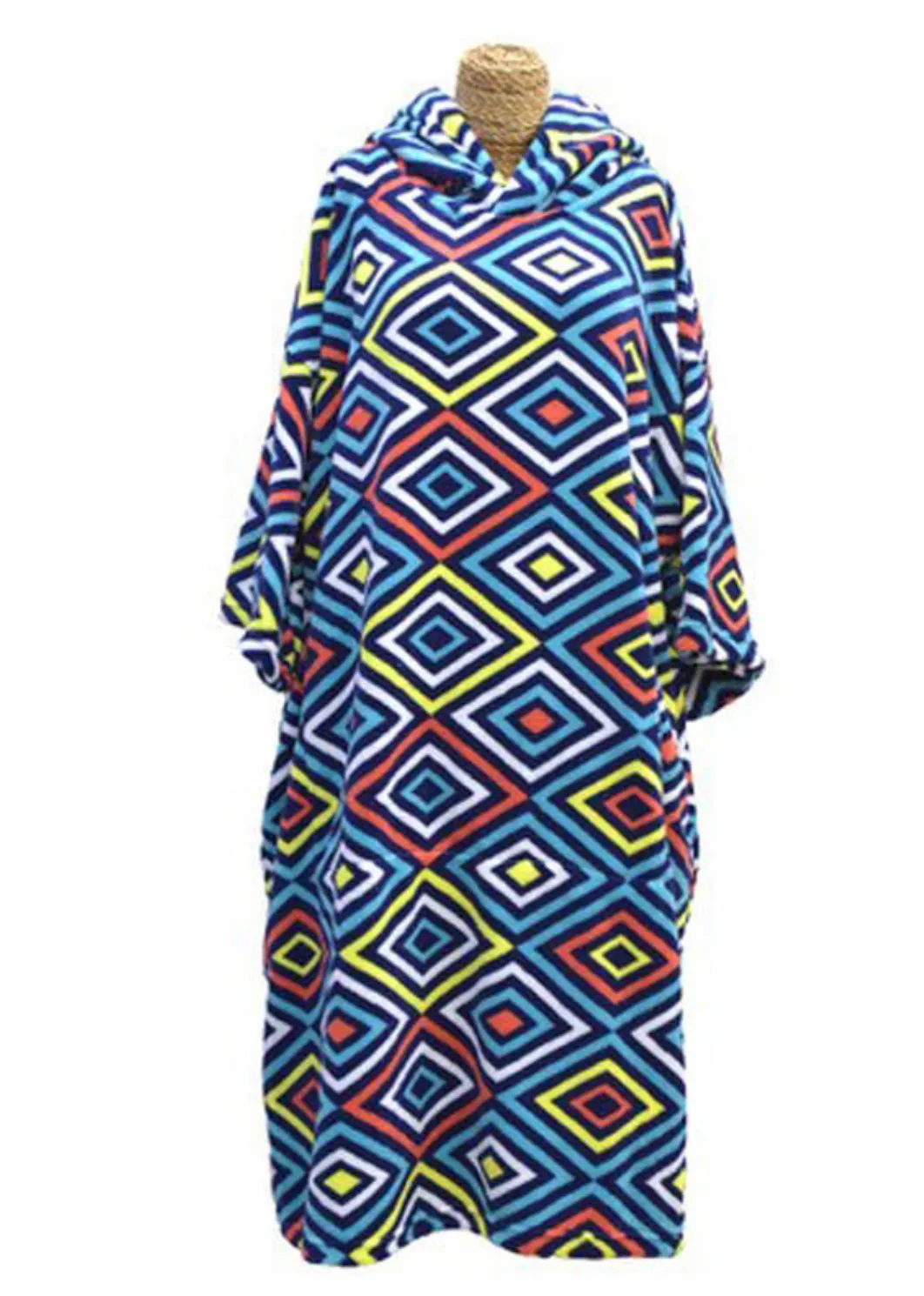 Tls Kids Hooded Change Robe Poncho 120Cm - 3 Variants