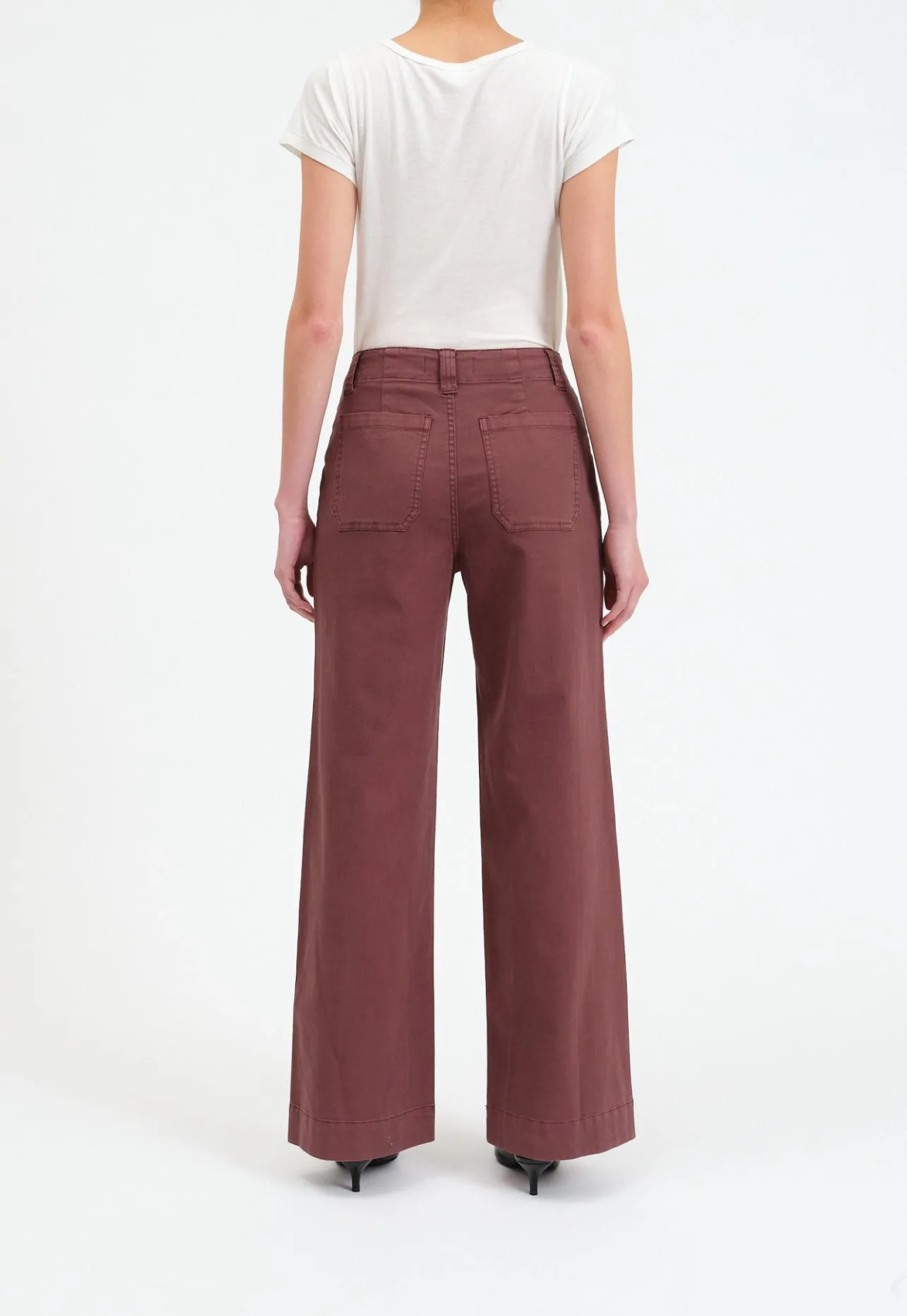 Trooper Wide Leg in Brown Eyes By Daze Denim