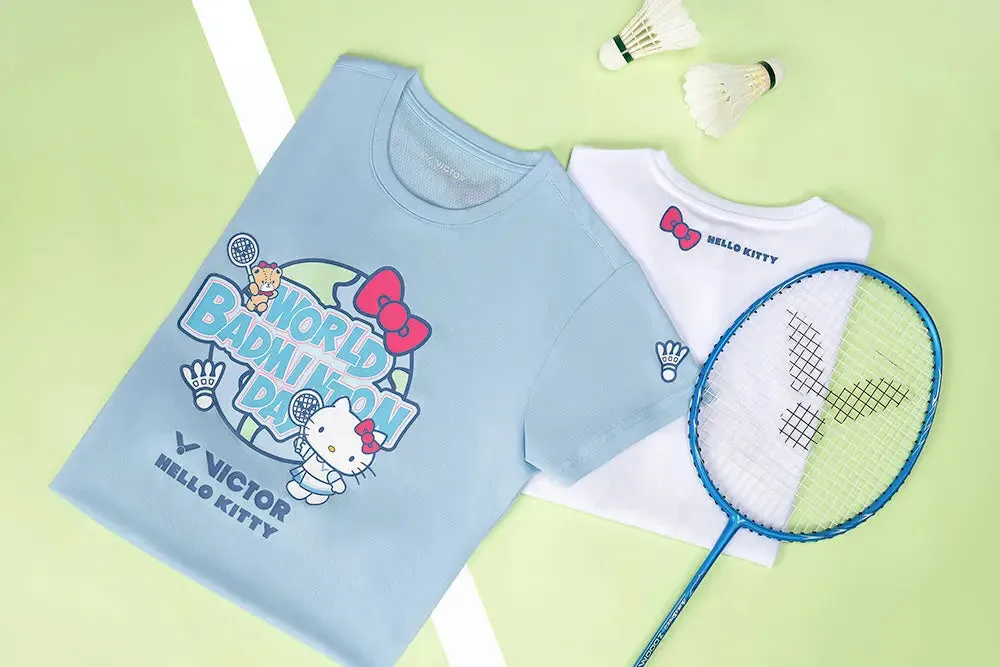 Victor x Hello Kitty World Badminton Day T-Shirt T-KT301M (Blue)