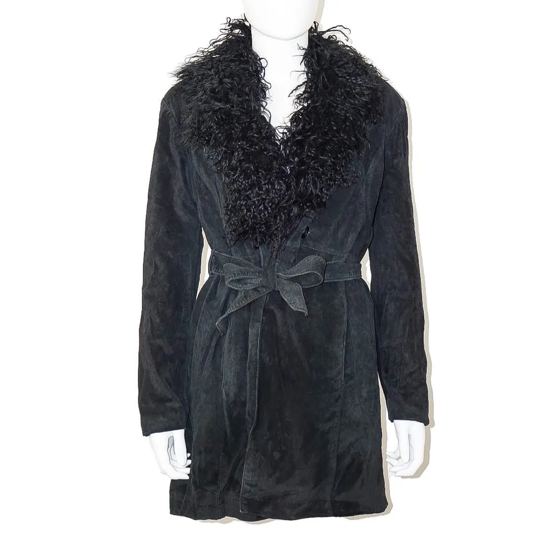 VINTAGE Black Penny Lane Boho Coat