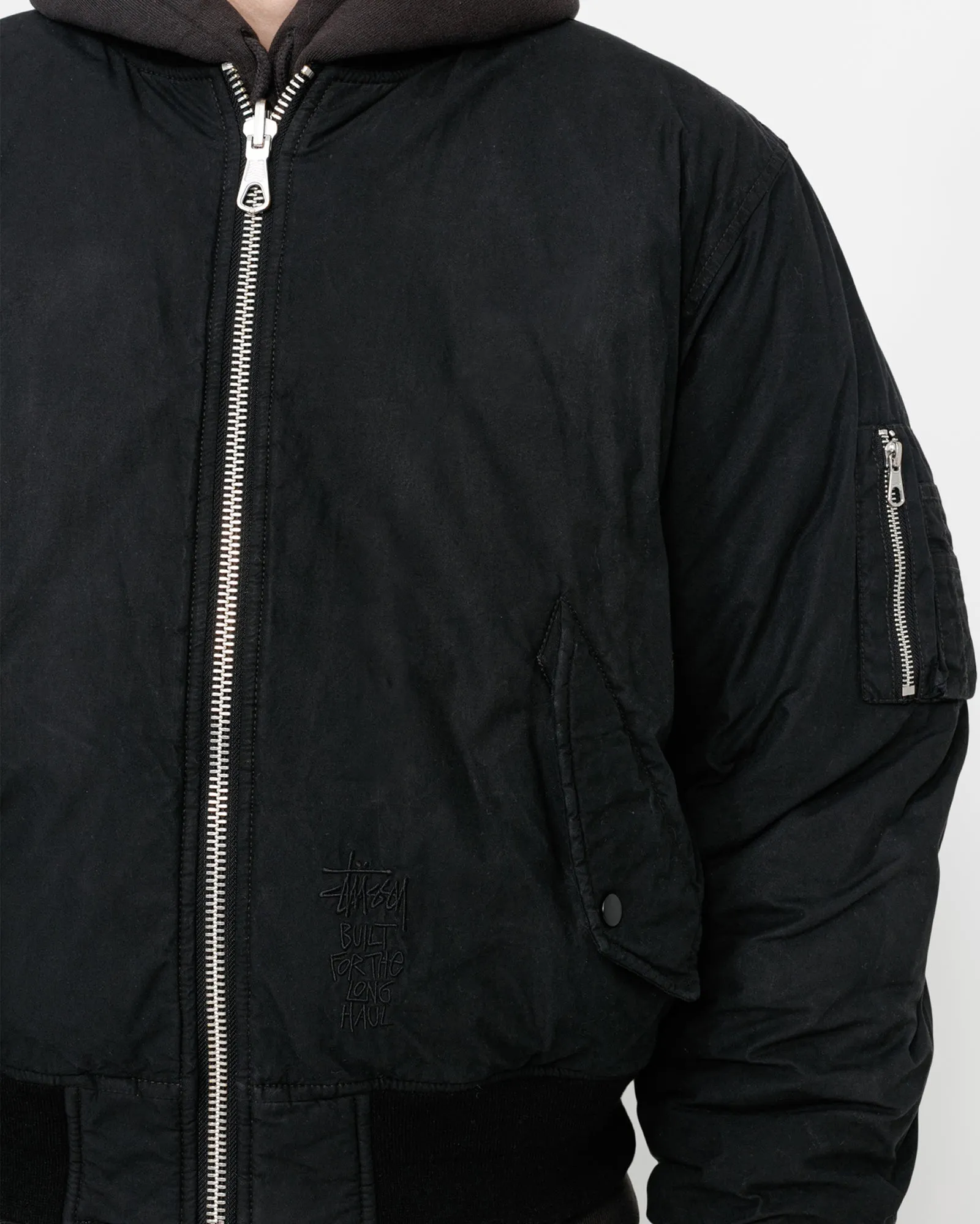 WAXED BUILT BOMBER JACKET