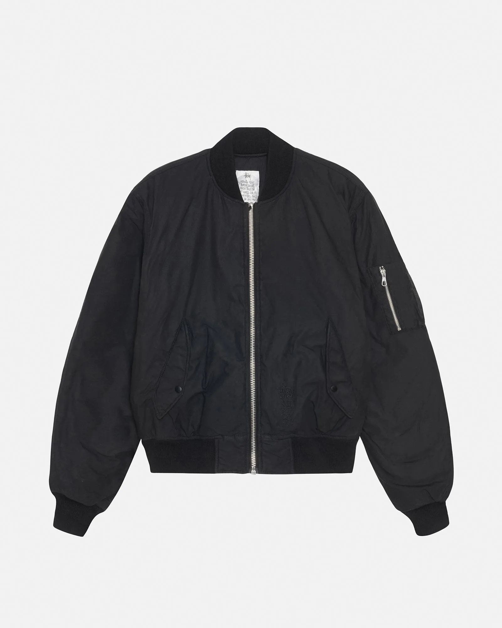 WAXED BUILT BOMBER JACKET