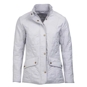 Women's Barbour | Cavalry Polarquilt Jacket | Ice White Silver Ice