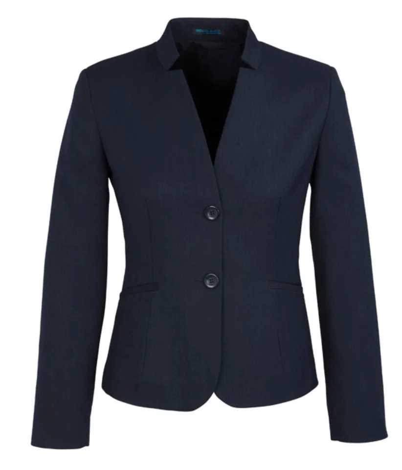 WOMENS SHORT JACKET WITH REVERSE LAPEL   60113