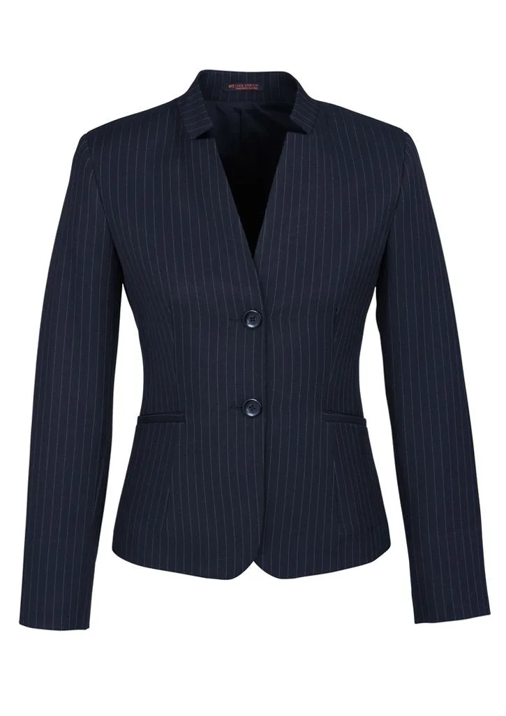 Womens Short Jacket with Reverse Lapel