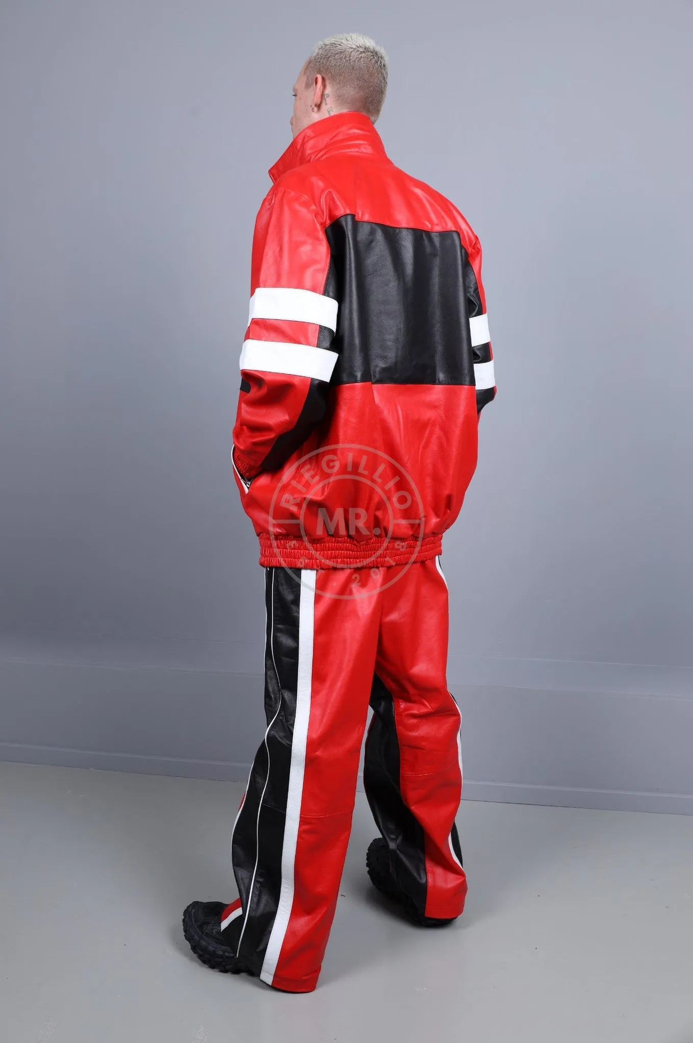 Xtreme Long & Loose Leather Tracksuit Pants